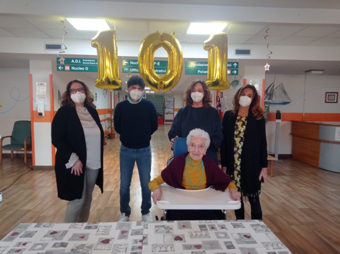Nuovo traguardo per Iole Brescianini: grande festa per i suoi 101 anni