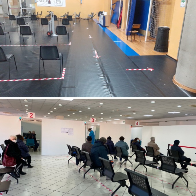 Centri vaccinali: operativo l’Italmark e da lunedì apre anche Iseo