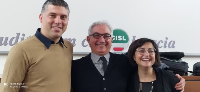 Fns Cisl, Renato D’Angerio confermato come segretario generale