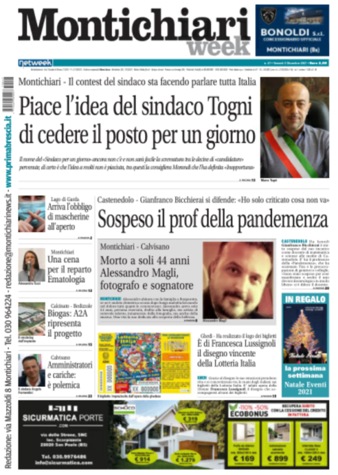 MontichiariWeek è in edicola