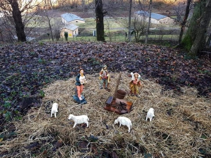 Torna il tradizionale presepe di Mompiano