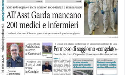 Gardaweek è in edicola. La prima pagina versione bresciana