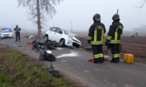 Scontro auto moto, grave l'uomo alla guida della due ruote