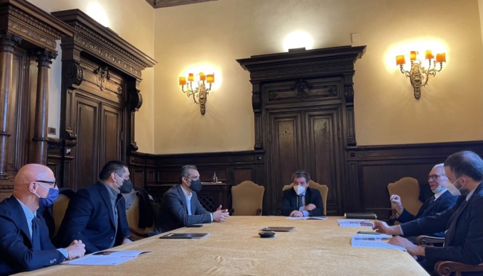 Giro d’Italia 2022: il comitato organizzatore incontra il presidente Alghisi