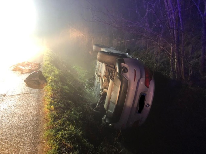 Finisce fuori strada, paura per un 36enne