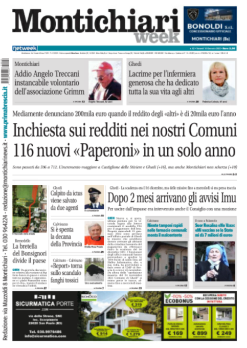 MontichiariWeek è in edicola