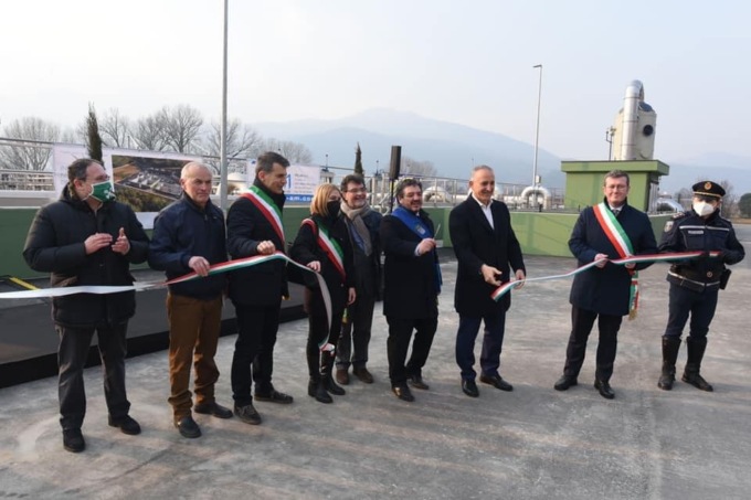 Depuratore di Gavardo, il taglio del nastro dopo tre anni di lavori
