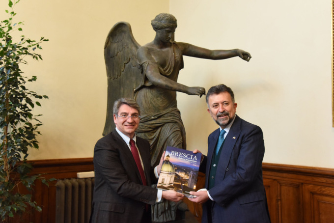 Visita in Loggia per l’Ambasciatore del Messico in Italia Carlos Garcia de Alba