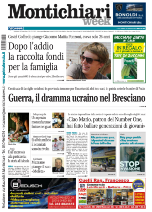 MontichiariWeek è in edicola