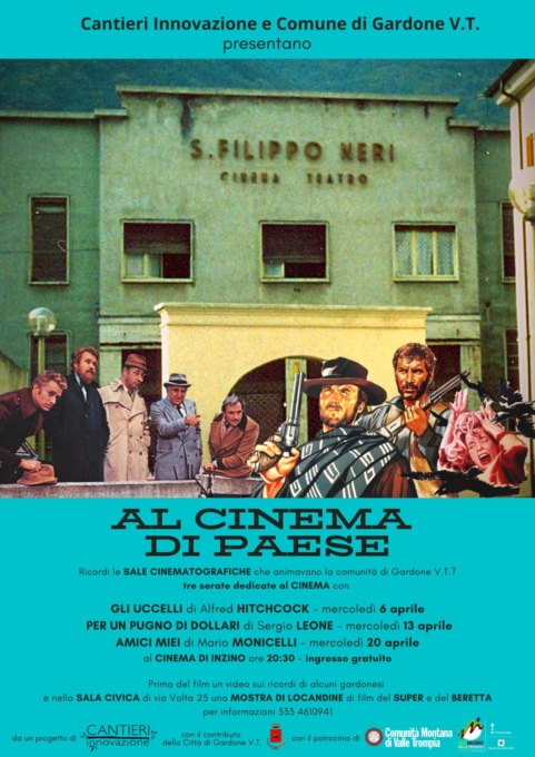 “Al cinema di paese”, al via la rassegna dedicata alle sale cinematografiche di Gardone Valtrompia