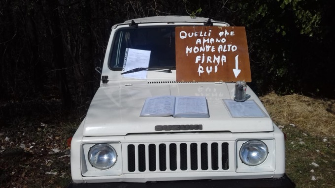 Raccolte oltre 1.500 firme per salvare il Monte Alto