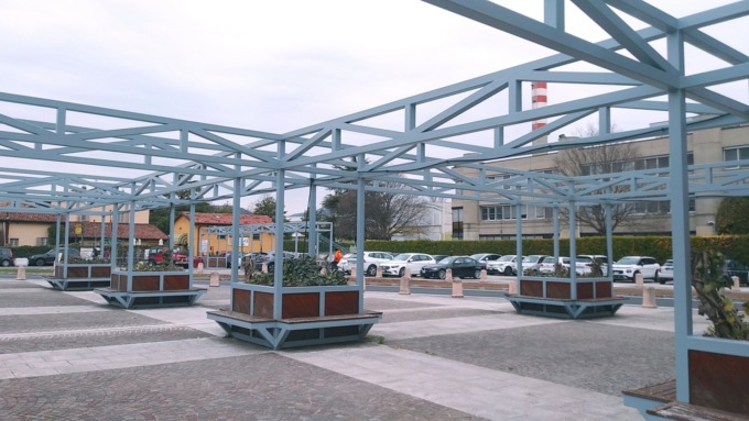 Spedali Civili di Brescia, nuovo look per l’ingresso Satellite