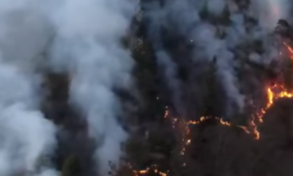 Allarme incendi: dal Trentino le fiamme hanno raggiunto la Valvestino