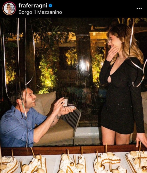 Proposta di nozze sul Garda per Francesca Ferragni