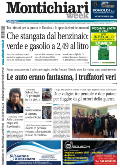 MontichiariWeek è in edicola