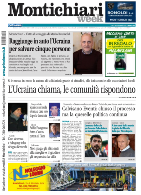 MontichiariWeek è in edicola