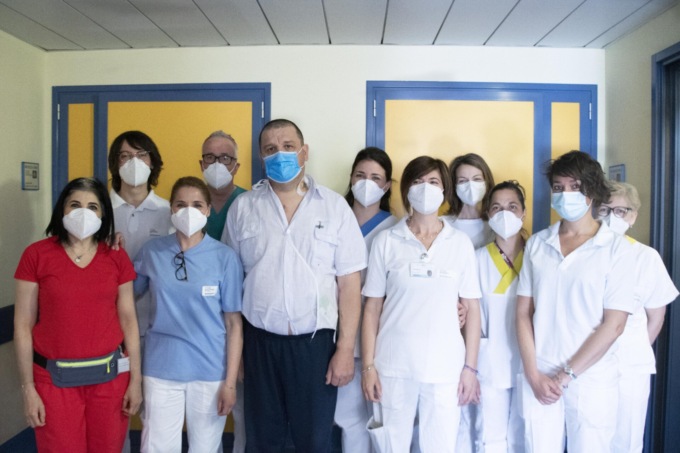 Paziente ucraino salvato dai cardiochirurghi del Poma