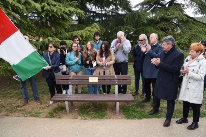 Luca Cottarelli, una pianta e una targa in sua memoria