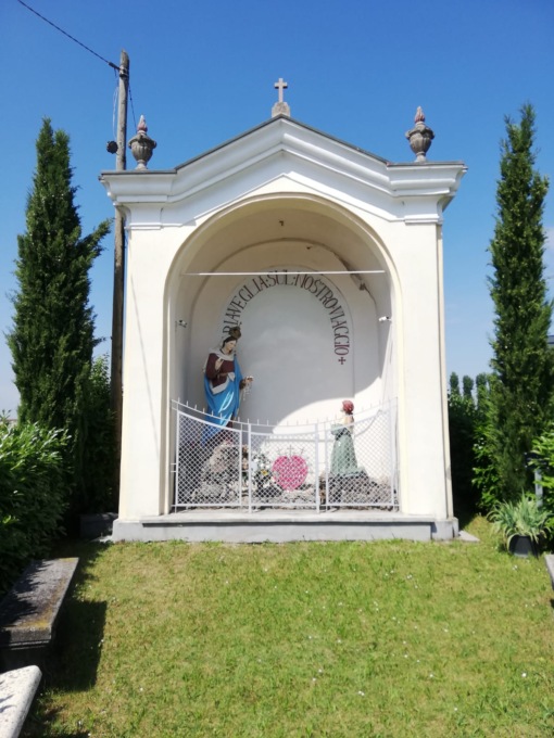 Restaurata dai volontari la santella dedicata alla Madonna di Caravaggio