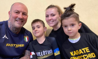 Il Karate Genocchio "adotta" due bambini ucraini