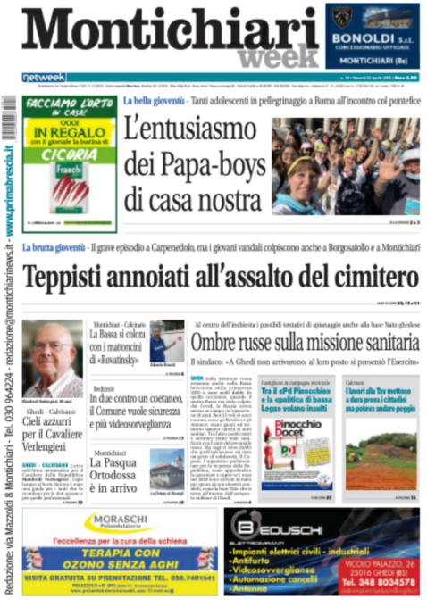 MontichiariWeek è in edicola