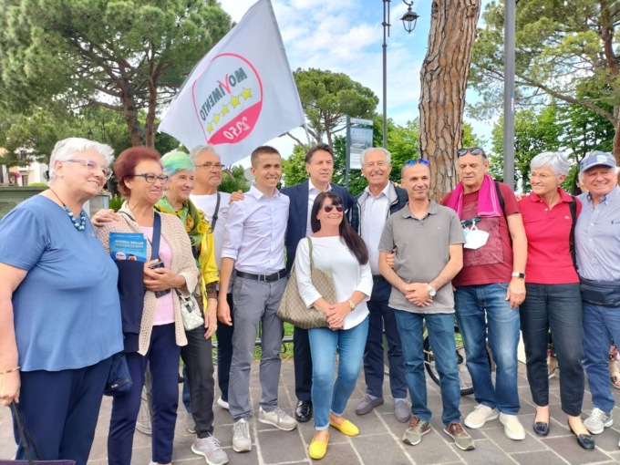 Giuseppe Conte a Desenzano per sostenere la candidatura di Andrea Spiller