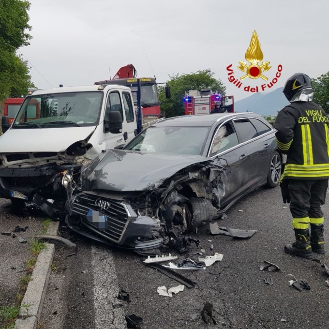 Sinistro sulla Strada Provinciale 510, due i feriti