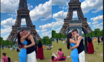 Blanco e Martina Valdes escono allo scoperto, complice un bacio davanti la Tour Eiffel