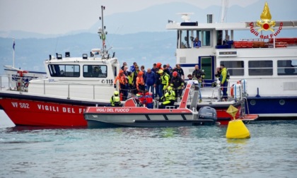 Sirmione ha fatto da scenario ad una maxi esercitazione dei Vigili del Fuoco