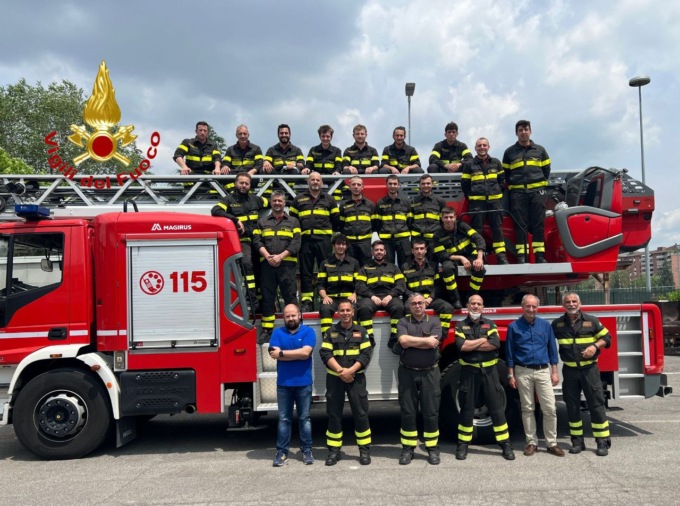 Terminato il percorso formativo dei Vigili del Fuoco al Comando di Brescia