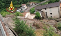 Frana ad Angolo Terme, evacuate cinque abitazioni