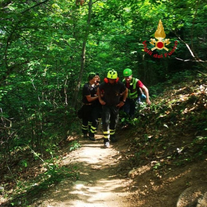 In difficoltà sul Maddalena, 36enne recuperato dai Vigili del Fuoco
