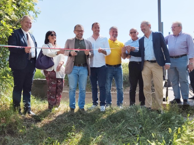 Inaugurati i lavori Seriola Nuova, presente anche l’assessore regionale Fabio Rolfi