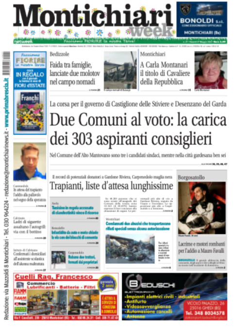 MontichiariWeek è in edicola