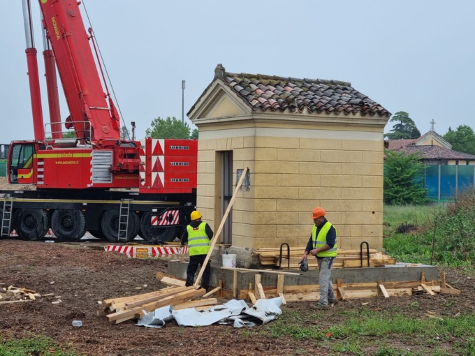 Spostata la cappella del tenente Toussaint De La Motte