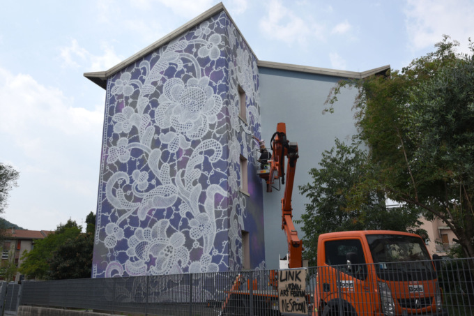 Terminato il murale al quartiere San Bartolomeo in città