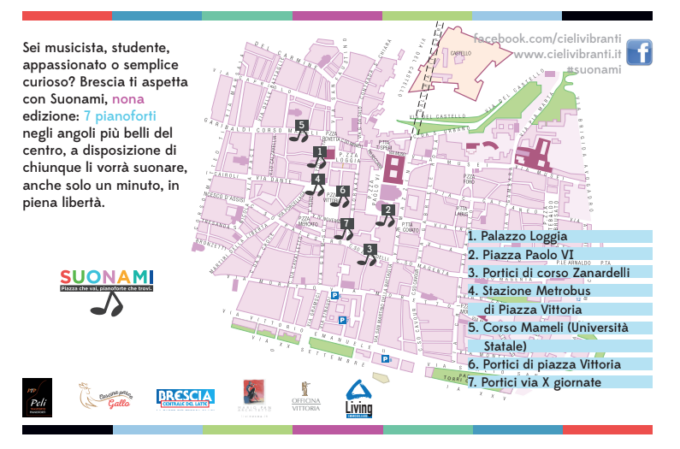 “Suonami!”, la città di Brescia torna ad essere invasa dai pianoforti