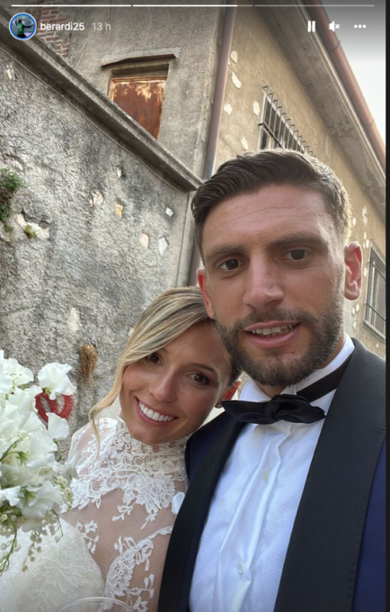 Domenico Berardi convola a nozze a Toscolano Maderno, wedding planner Enzo Miccio