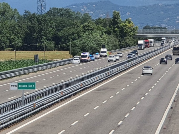 Incidente in A21, scatta il codice rosso