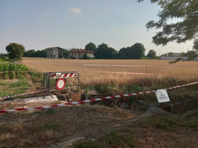 Ritrovato ordigno bellico in Franciacorta: era nascosto in un campo