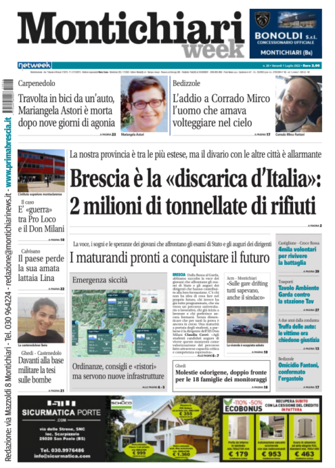 MontichiariWeek è in edicola