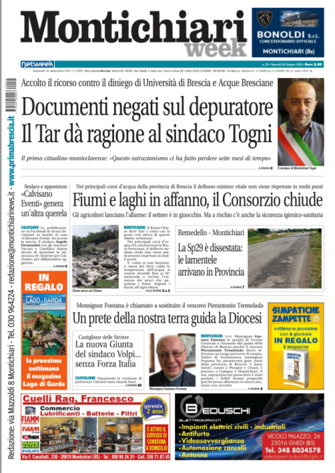 Montichiariweek è in edicola