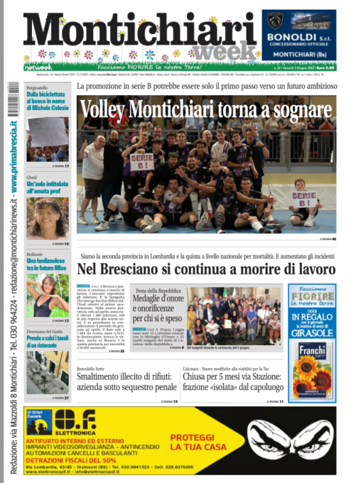 MontichiariWeek è in edicola