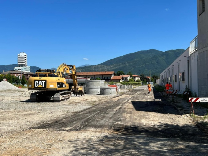 Al via i lavori per la riqualificazione del parcheggio tra via Triumplina e via dello Stadio