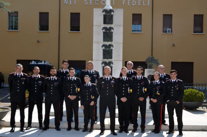 Dodici neo promossi Marescialli al Comando di Brescia