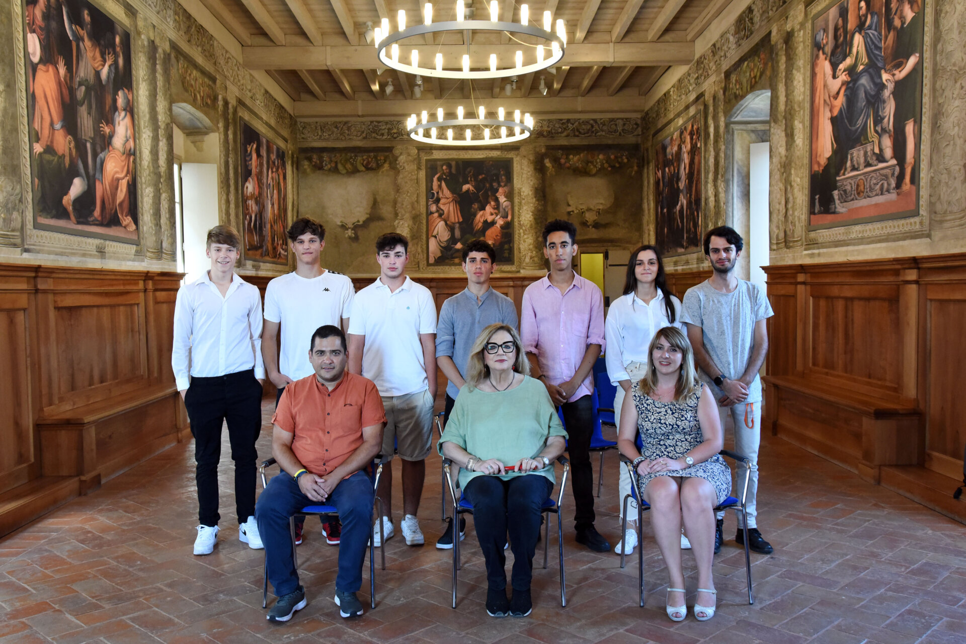 Erasmus, deu as boas-vindas a sete estudantes portugueses no fórum