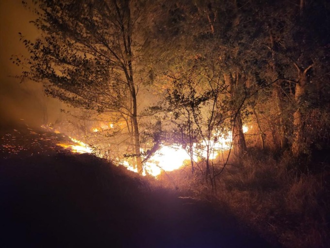 Ancora fiamme nel parco dell’Oglio, indagini in corso