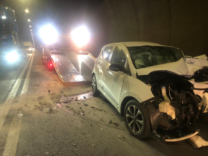 Sinistro in galleria, scatta il codice rosso