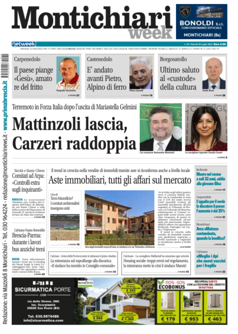 MontichiariWeek è in edicola