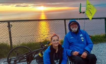 In handbike da Brescia a Nordkapp: la storia di Maurizio Antonini